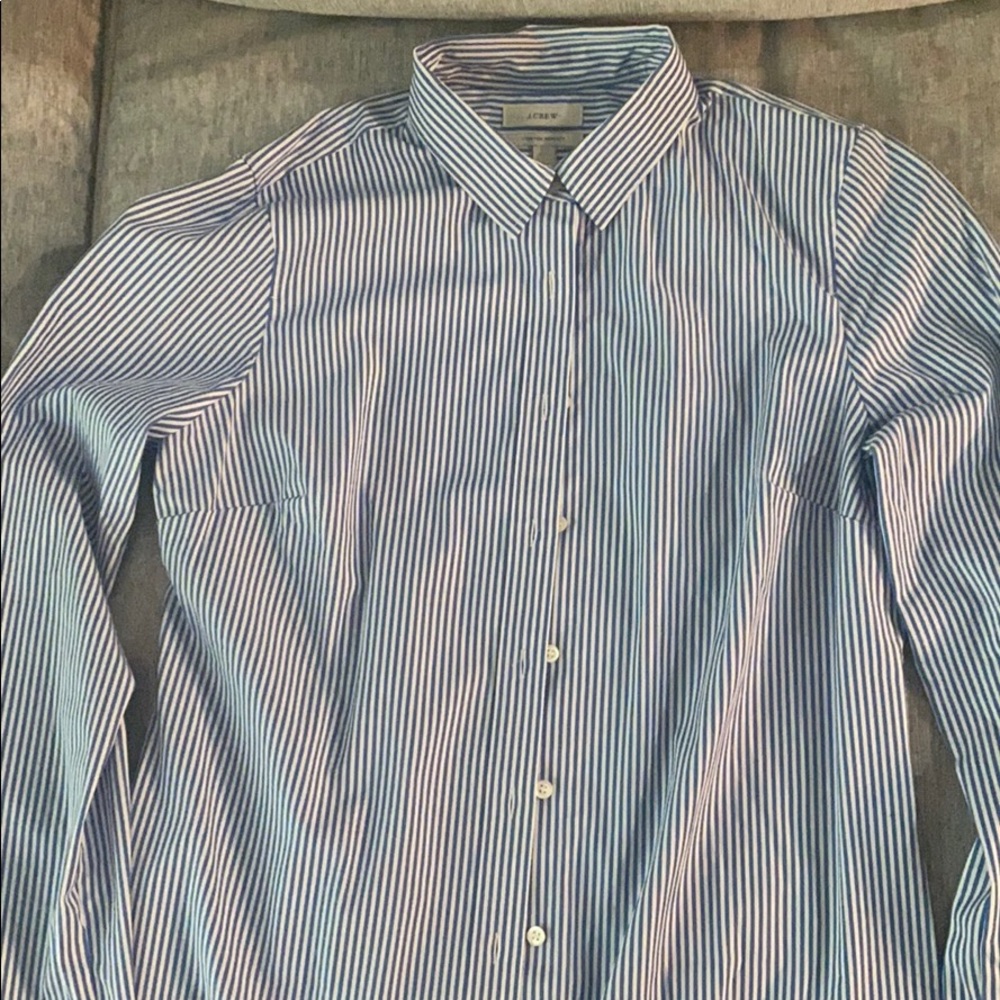 Jcrew long sleeve blouse. Size tall medium.